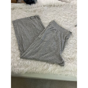 SO Women's Plus Gray Wide Leg High Rise Hacci Flare Pants Womans Size 3X